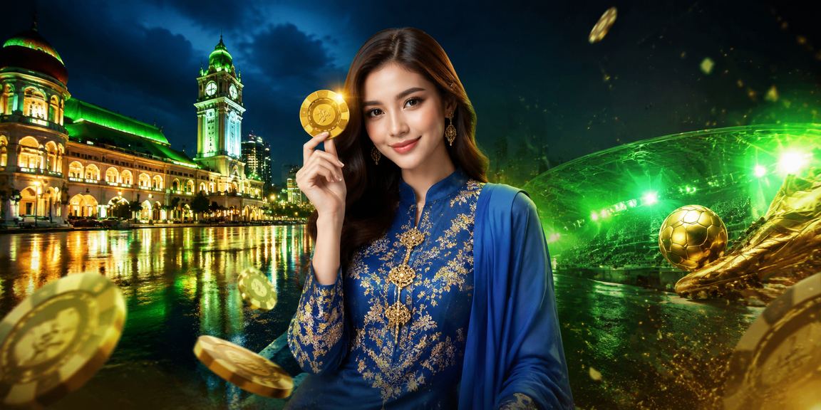 Wanita berpakaian baju kurung menerima bonus rebat di Seremban Malaysia